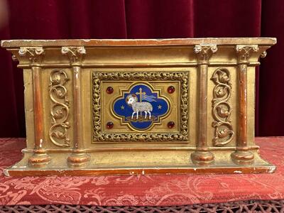 Tabor style Romanesque - Style en Wood / Gilt / Enamel / Stones, France 1874