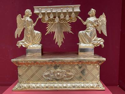 Tabor style Romanesque en Wood / Brass / Bronze / Polished and Varnished, Southern Germany 19 th century