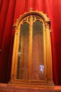 Small Cabinet en walnut wood, France 19th century