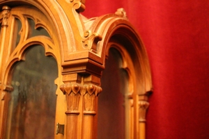 Small Cabinet en walnut wood, France 19th century