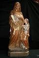 St. Anne en CARTONNIERE POLYGROME GILT, France 19th century (1870)