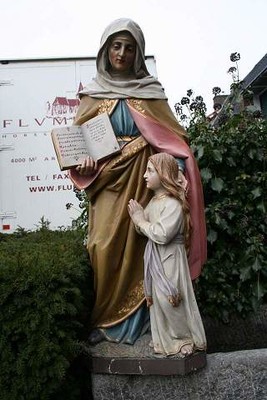 St. Anne en wood polychrome, France 19th century