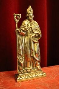 St. Hubertus en Bronze, Belgium 19th century