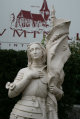 St Jeanne D Arc Statue en CAST IRON, France 19th century ( anno 1885 )