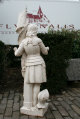 St Jeanne D Arc Statue en CAST IRON, France 19th century ( anno 1885 )