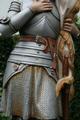 St. Jeanne D Arc Statue en plaster polychrome, France 19th century