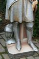 St. Jeanne D Arc Statue en plaster polychrome, France 19th century