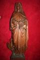 St. Joannes Statue en Oak wood, Dutch 19th century