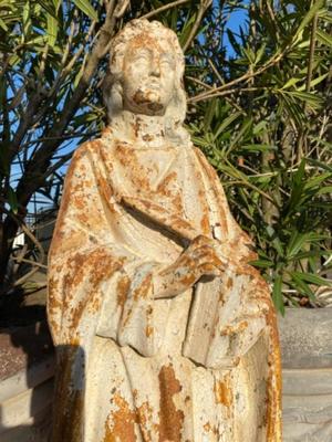 St. John Evangelist en Cast - Iron, France 19 th century ( Anno 1890 )