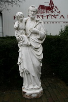 St.Joseph Statue en CAST IRON, France 19th century