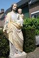 St. Joseph Statue With Child en plaster polychrome, France 19th century ( anno 1890 )