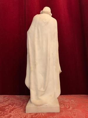 St. Joseph Weight : 35 Kgs. en Alabaster, Italy 19 th century