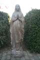 St. Mary Lourdes Statue en CAST IRON, France 19th century ( anno 1910 )