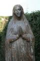 St. Mary Lourdes Statue en CAST IRON, France 19th century ( anno 1910 )