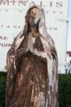 St. Mary Lourdes Statue en CAST IRON, France 19th century