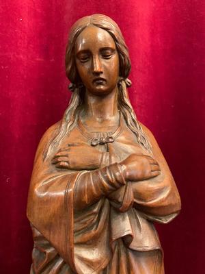 St. Mary Statue  en Wood, Southern Germany 20th century