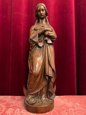 St. Mary Statue  en Wood, Southern Germany 20th century