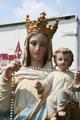 St. Mary Statue en TERRA - COTTA, FRANCE 19th Century