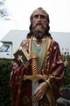 St. Paulus Statue.  en Terra-Cotta polychrome, France 19th century