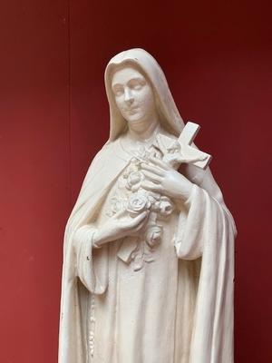 St. Therese Statue Suitable For Outdoor ! en Cast Iron, France 19th century