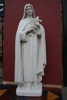 St. Theresia Statue en Plaster, Belgium 19 th century