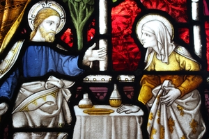 Stainded Glass Window en glass, ENGLAND 19th century