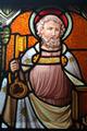 Stainded Glass Window. St. Peter en glass, Dutch 19th century