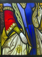 Stained Glass Window en glass, Belgium 19th century