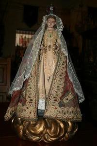 Stake - Madonna en WOOD , SPAIN 19th century