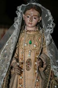 Stake - Madonna en WOOD , SPAIN 19th century