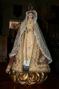 Stake - Madonna en WOOD , SPAIN 19th century