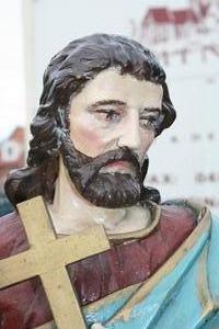 Statue en wood polychrome, Germany 19th century