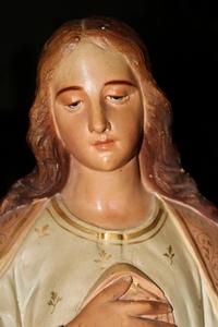 Statue St. Petronille en PLASTER POLYCHROME, France 19th century