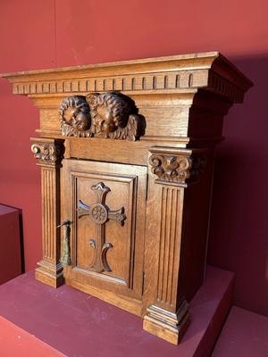 Tabernacle en Oak wood, Dutch  19th century ( anno 1875 )