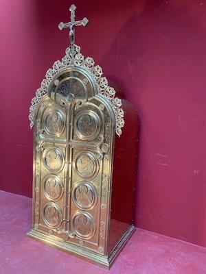 Tabernacle en Brass / Bronze , Dutch 19th century