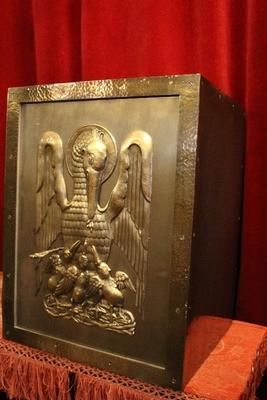 Tabernacle With Original Key.  en Iron, Dutch 20th century