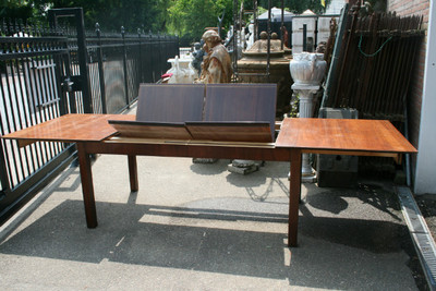 Table en wood, Belgium 19th century