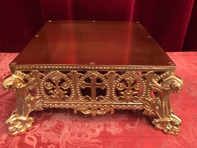 Tabor en Brass / Bronze / Polished and Varnished, France 19th century ( anno 1875 )