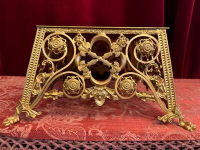 Tabor en Brass / Bronze / Gilt / Stones, France 19 th century ( Anno 1875 )