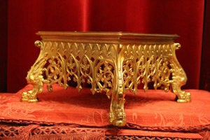 Tabor en Brass / Bronze / Polished and Varnished, France 19th century