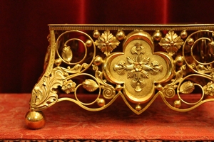 Tabor en Brass / Polished / New Varnished, France 19th century