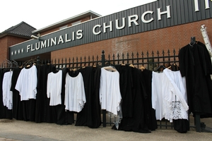 Series Of Used Surplices, Albs, Robes For Priests, Acolytes And Altar-Boys. Dutch 19th & 20th Century