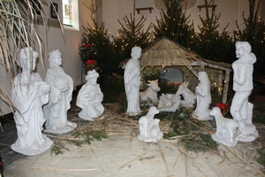 Nativity Set Suitable For Outdoor Use en Concrete, Dutch 20th century