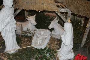 Nativity Set Suitable For Outdoor Use en Concrete, Dutch 20th century