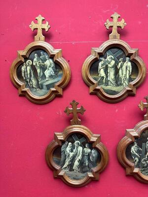 14 Gothic - Style Stations Of The Cross