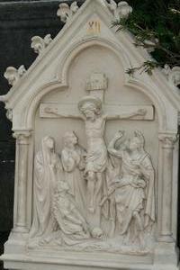 Stations Of The Cross en plaster, France 19th century