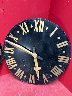 2  Clock Faces Church Tower