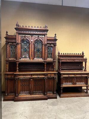 Cabinets More & Better Pictures Soon ! style Gothic - Style en Wood, France 19 th century