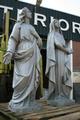 St. Mary And John Statues en CAST IRON, France 19th century