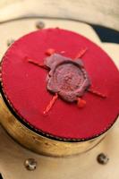 Two Separate Originally Sealed Devotion- (Kiss-) Reliquaries